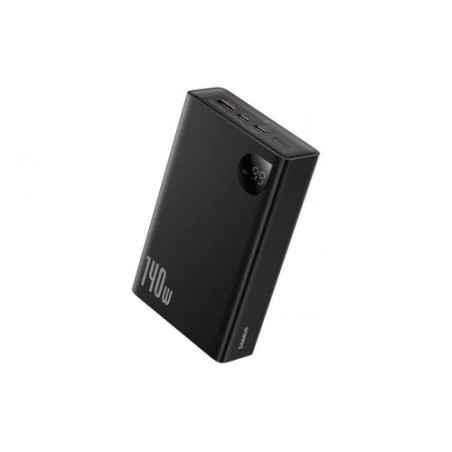 POWER BANK Baseus Adaman-24000mAh- PD 140W-ultra thin-1xUSB, 2xUSB-C-display digital pt baterie-5A-cablu USB-C la USB-C 240W-1m
