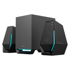 BOXE EDIFIER Gaming 21- RMS: 30W(2 x 75W 15W)- bass 4-control volum-BT/USB-A/USB-C/AUX- sound mode:Music/Game/Movie- 10 x LED R