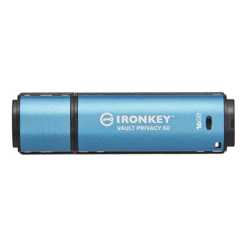16GB IronKey Vault Privacy 50 AES-256 Encrypted- FIPS 197- IKVP50/16GBtimbru verde 003 lei)