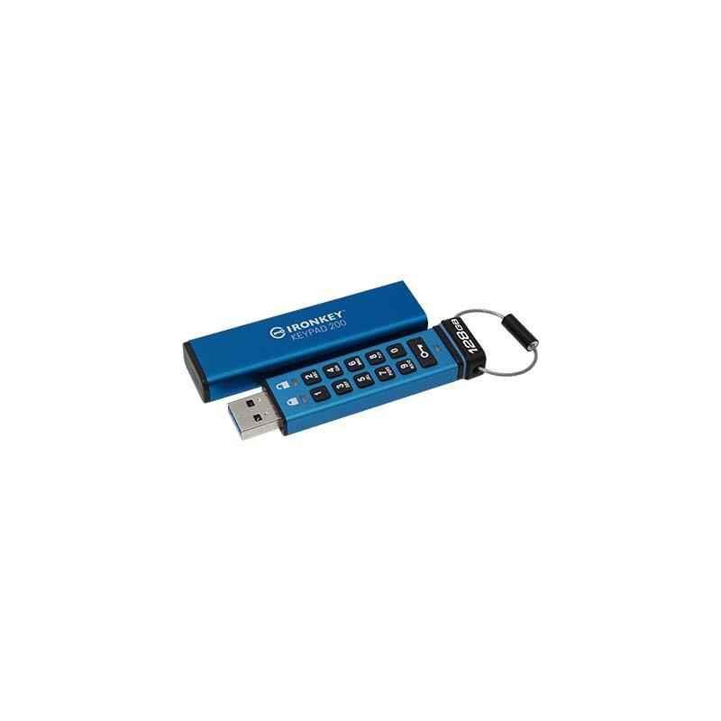 128GB IronKey Keypad 200- FIPS 140-3 Lvl 3Pending) AES-256 Encrypted- IKKP200/128GBtimbru verde 003 lei)