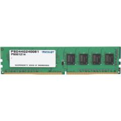 Memorie DDR Patriot DDR4 4 GB- frecventa 2400 MHz- 1 modul- PSD44G240081