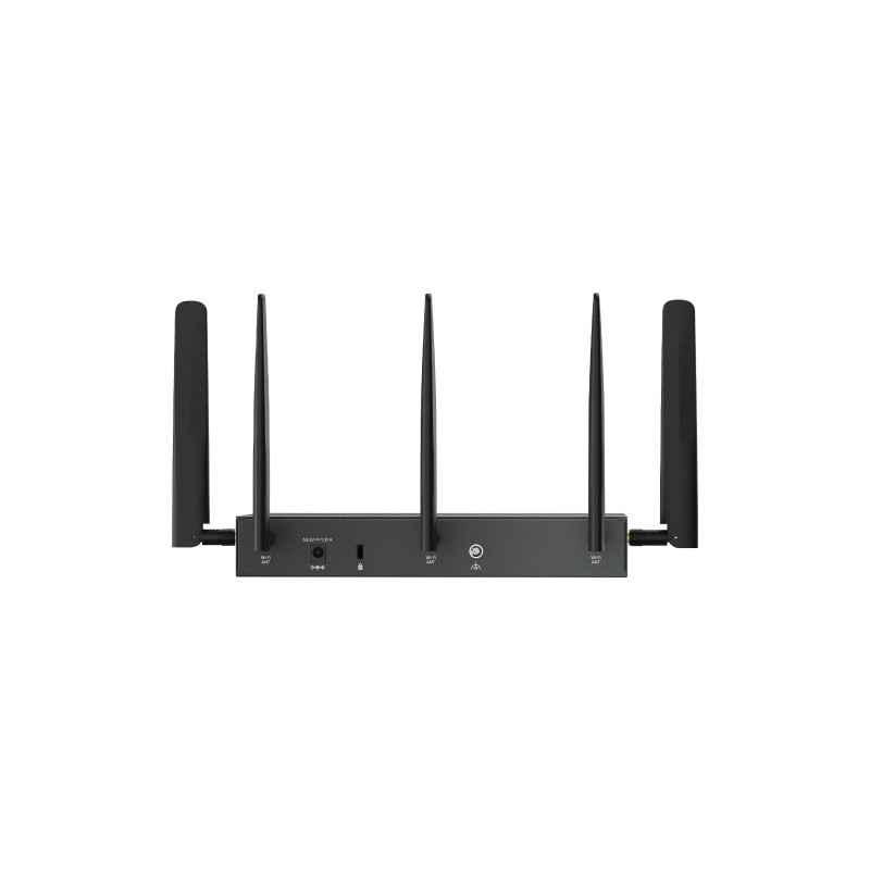 ROUTER TP-LINK VPN Gigabit- Omada 4G Cat6 AX3000 Gigabit VPN Gateway cu 4-Port PoE- AX3000 Dual-Band WiFi 6- 5 antene externe de
