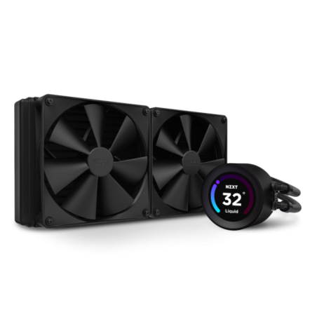 Cooler NZXT Kraken Elite 280- skt universal- racire cu lichid- ventilator 120 mm x 2- 1500 rpm- RL-KN28E-B1timbru verde 200 lei)