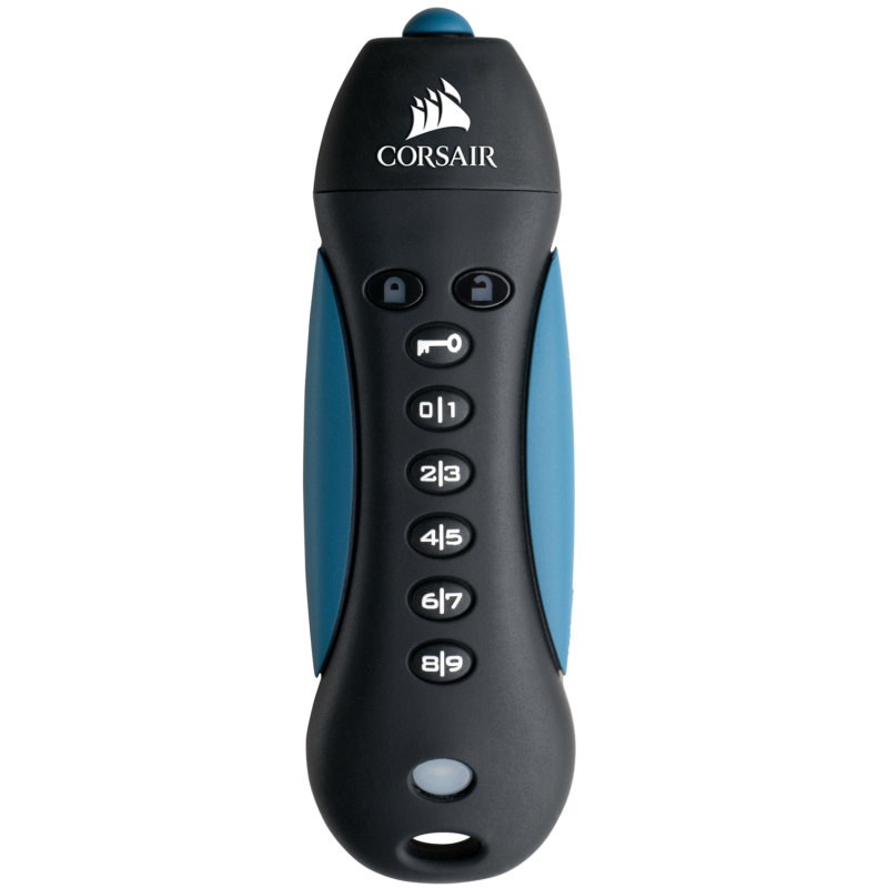 Flash Padlock® 3 64GB Secure USB 30 Flash Drive Corsair CMFPLA3B-64GBtimbru verde 003 lei)