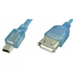 Cablu adaptor mini USB - USB A mama - 0.2 m