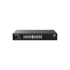 SWITCH TENDA managed- 16 porturi gigabit RJ-45- management Tenda CloudFi- metalic TEG2216D timbru verde 2 lei)