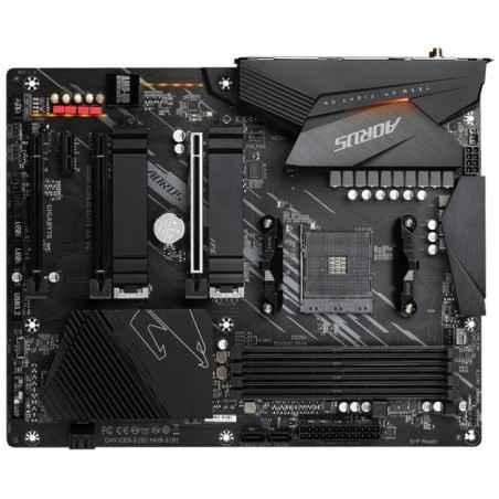 PLACA de BAZA Gigabyte B550 AORUS ELITE AX V2- skt AM4- ATX- AMD B550- 4 x DDR4- max 128 GB- 4 x SATA- 2 x M2- 71- B550 AORUS EL