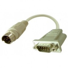 Cablu adaptor mini DIN tata 6 pini - DB9 tata 9 pini - 0.2 m