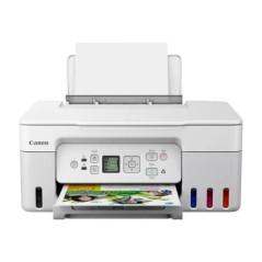 Multifunctional Inkjet CISS Color Canon G3470 White- A4- Functii: Impr-Scan-Cop- Viteza de Printare Monocrom: 11ipm- Viteza de p