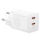 INCARCATOR retea Baseus GaN5- Quick Charge 40W- 2 x USB Type-C- alb P10110804217-Z1timbru verde 018 lei) - 6932172646257