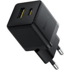 INCARCATOR retea Baseus Palm- Quick Charge 30W- 1 x USB Type-C- 1 x USB- negru P1011160A113-00timbru verde 018 lei) - 6932172672