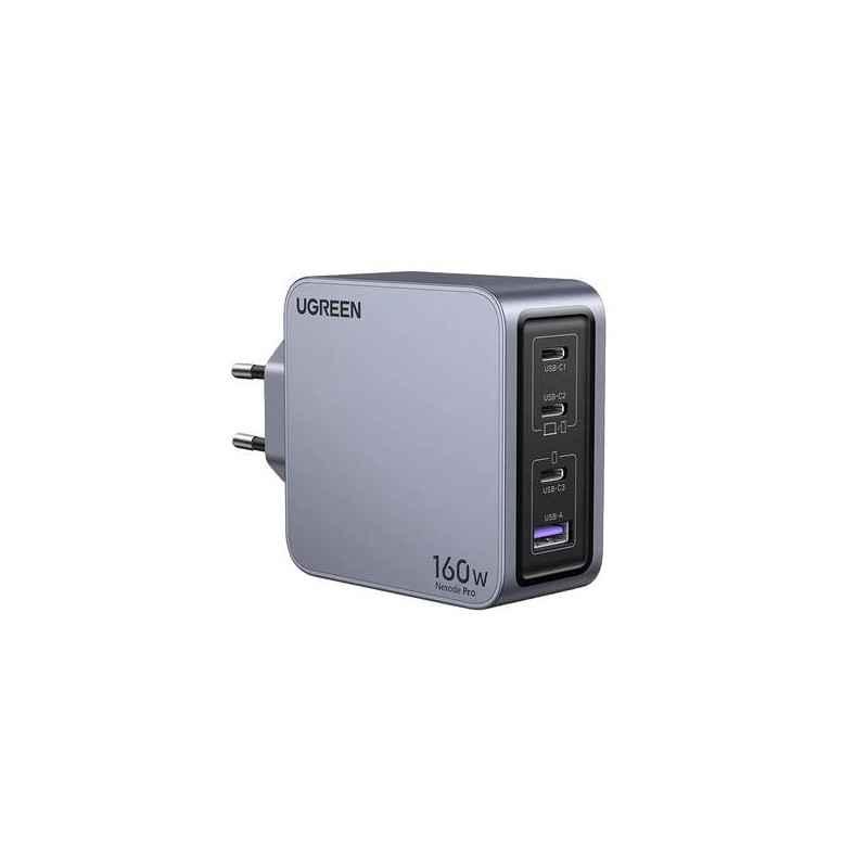 INCARCATOR retea Ugreen- Nexode X763 Quick Charge 160W GaN- 1 x USB- 3 x USB Tpe-C- include cablu USB Type-C la USB Type-C 240W