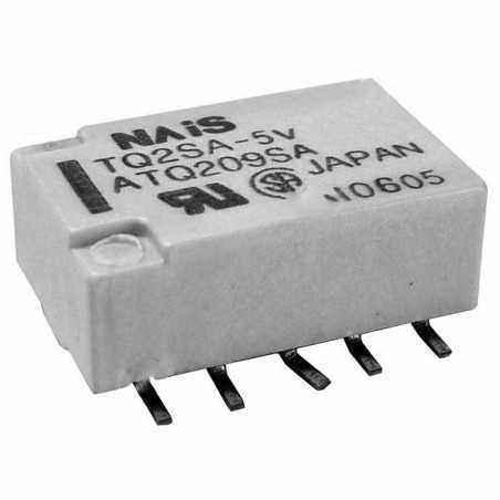 Releu 5V c.c. 14x9x6 mm