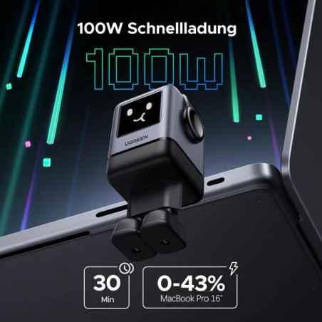 INCARCATOR retea Ugreen- Nexode X688 Quick Charge 100W GaN- 3 x USB Type-C- 1 x USB- gri 45515Btimbru verde 018 lei) - 694187624