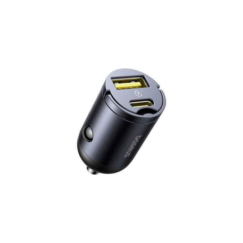 INCARCATOR auto Baseus Tiny Star- Quick Charge 30W- 1 x USB Type-C 12V/25A- negru C00035001121-00timbru verde 08 lei) - 69321726