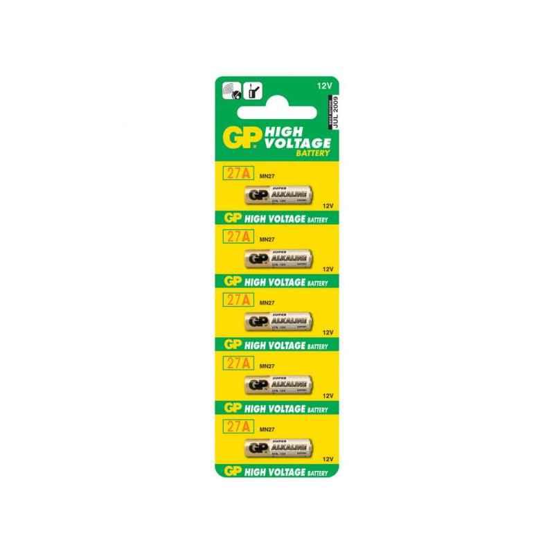 Baterie GP Batteries- Super Alcalina27A) 12V alcalina- blister 5 buc GP27AF-2C5 GPPBA27AF002timbru verde 04 lei)