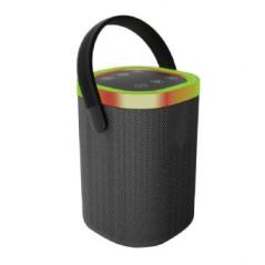 BOXE GEMBIRD portabile bluetooth- RMS: 10W- baterie 1800mAh- microSD- USB- FM-radio- LED light- BT v53- 111x111x160mm- 930 gram