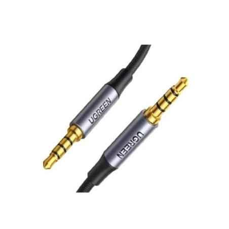 CABLU audio Ugreen- AV183 stereo 4-pini35 mm jack T/T)- conectori auriti- 15m- braided- negru 20497timbru verde 018 lei) - 69573