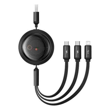 CABLU alimentare si date Baseus Free2Draw- Fast Charging Data Cable pt smartphone- retractabil- USB la Micro-USBLightning USB