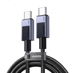CABLU alimentare si date Ugreen- L513- Fast Charging Data Cable pt smartphone- USB Type-C la USB Type-C 240W- 2m- braided- negru
