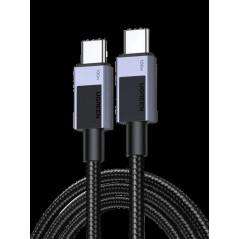 CABLU alimentare si date Ugreen- L512- Fast Charging Data Cable pt smartphone- USB Type-C la USB Type-C 100W- 05m- negru 35985ti