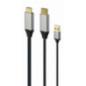 ADAPTOR video GEMBIRD- adaptor HDMIT) la DisplayPortT)- 2m- rezolutie maxima 4K3840 x 2160) la 60Hz- USB power- negru- A-HDMIM-D