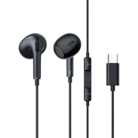 CASTI Baseus Encok CZ17- pt smartphone- control volum microfon pe fir- conectare prin cablu USB Type-C- lungime cablu 11m- negr