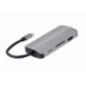 DOCKING Station Gembird universal-8-in-1- conec PC USB Type C- USB-C x 1- USB-A 31 x 2- HDMI x 1- VGA x 1- PD 87W- SD/microSD ca