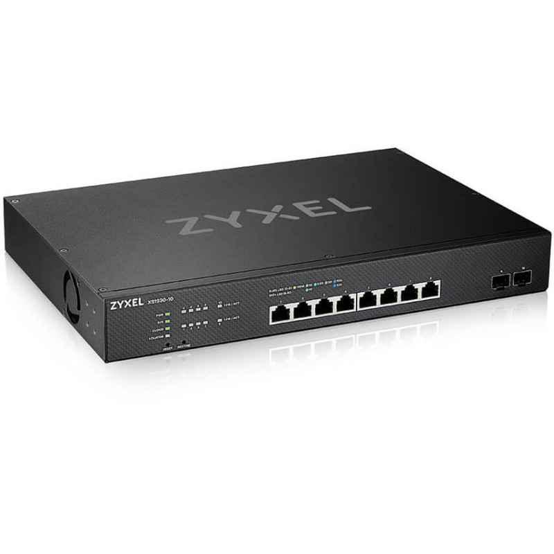 SWITCH ZyXel- Gigabit x 10- SFP x 2- managed- rackabil- carcasa metalica- XS1930-10-ZZ0101Ftimbru verde 2 lei)