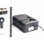UPS GEMBIRD- Line Int - brick- 600VA/360W- AVR- Schuko x 3- 1 x baterie 12V/7Ah- LED- back-up 1 - 10 min- montabil pe perete- E