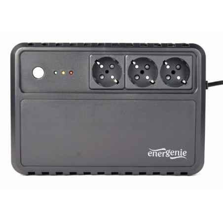 UPS GEMBIRD- Line Int - brick- 800VA/480W- AVR- Schuko x 3- 1 x baterie 12V/8Ah- LED- back-up 1 - 10 min- montabil pe perete- E