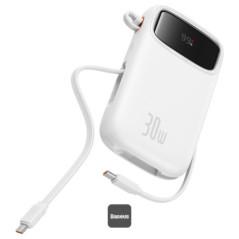 POWER BANK Baseus Qpow2 Digital Display- 10000mAh- 30W- 2 x USB Type-C output/input- 1 x USB- include cablu USB Type-C la USB Ty