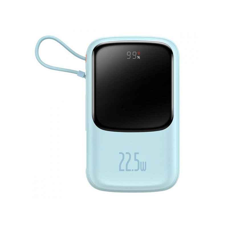 POWER BANK Baseus Qpow2 Digital Display- 20000mAh- 225W- 2 x USB Type-C output/input- 1 x Lightning- 1 x USB- include cablu USB