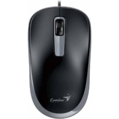 MOUSE Genius DX-125S”- PC sau NB- cu fir- USB- optic- Silent Click- negru- 31010027401timbru verde 018 lei)