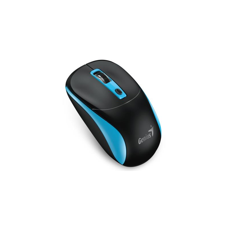 MOUSE Genius NX-7123”- PC sau NB- wireless- 24G- optic- 1200 dpi- butoane/scroll 3/1- albastru- 31030043401timbru verde 018 le