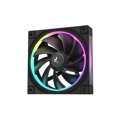 Ventilator DeepCool FL12R- 120mm- 500-2150 RPM- FDB- 55 cfm- - 4pin PWM- negru- R-FL12R-BKAPN1-Gtimbru verde 018lei) - 693341278