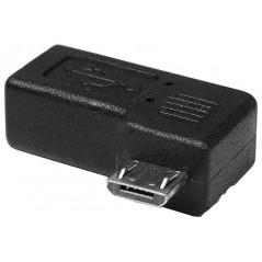 Mufa adaptoare micro USB tata 90grade  - mini USB mama