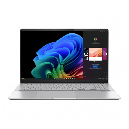 Asus-S5507QA-MA034X-NOTEBOOK-156 inch-3K 2880 x 1800 OLED-Snapdragon X Elite X1E 78 10-34GHz-Mem 16 GB-SSD 1 TB-FHD cam-Greutate