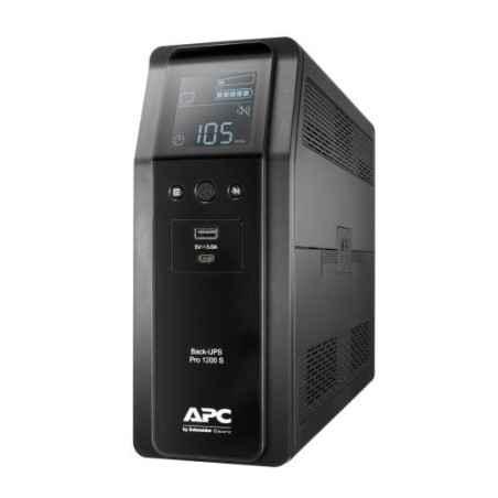 UPS APC BACK- Line int- Tower- 720 W- AVR- IEC x 8- display LCD- back-up 11 - 20 min BR1200SItimbru verde 11 lei)
