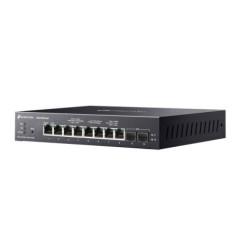 SWITCH TP-LINK POE Omada 8-Port 25GBASE-T si 2-Port 10GE SFP Smart Switch cu 8-Port PoE- carcasa metalica SG2210XMP-M2timbru ver