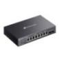 SWITCH TP-LINK POE Omada 8-Port 25GBASE-T si 2-Port 10GE SFP Smart Switch cu 8-Port PoE- carcasa metalica SG2210XMP-M2timbru ver