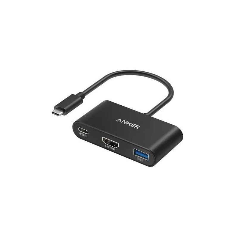DOCKING Station Anker 3-in-1- porturi: HDMIM) 4K 30Hz- USB 32 gen 1- PD 100W- - conectare prin USB Type-CT)- rata transfer 5 Gbp