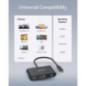 DOCKING Station Anker 3-in-1- porturi: HDMIM) 4K 30Hz- USB 32 gen 1- PD 100W- - conectare prin USB Type-CT)- rata transfer 5 Gbp