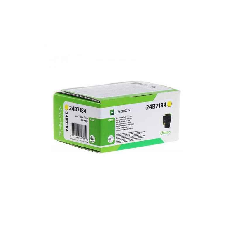 Toner Original Lexmark Yellow- 24B7184- pentru XC4240- 6K-timbru verde 12 lei)24B7184