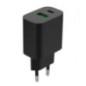 ALIMENTATOR retea 220V GEMBIRD- universal- 1 x USB-A QC30 1 x USB-C 3A - max 20W PD- protectie: scurtcircuit- supraincarcare- s