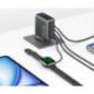 Alimentator retea Anker- 140W- fast charge- 3 x USB-C- 1 x USB-A- incarcare simultana 2 porturi 140W- afisaj LED- PD- gri- B2697