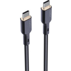 Cablu alimentare si date Aukey- USB Type-CT) la USB Type-CT)- 18m- 480 Mbps- 100W- braided- negru- LLTSN1041750timbru verde 008