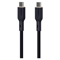 Cablu alimentare si date Aukey- USB Type-CT) la USB Type-CT)- 18m- 480 Mbps- 100W- silicon- negru- LLTSN1050050timbru verde 008