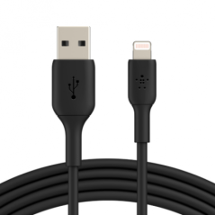 Cablu alimentare si date Aukey- USB Type-CT) la USB Lighting- 12m- 480 Mbps- 87W- braided- negru- LLTSN1049127timbru verde 008 l
