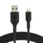 Cablu alimentare si date Aukey- USB Type-CT) la USB Lighting- 12m- 480 Mbps- 87W- braided- negru- LLTSN1049127timbru verde 008 l